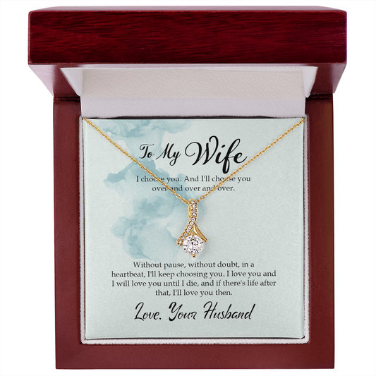 To My Wife-Alluring Beauty Necklace