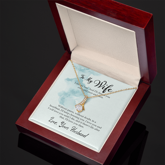 To My Wife-Alluring Beauty Necklace